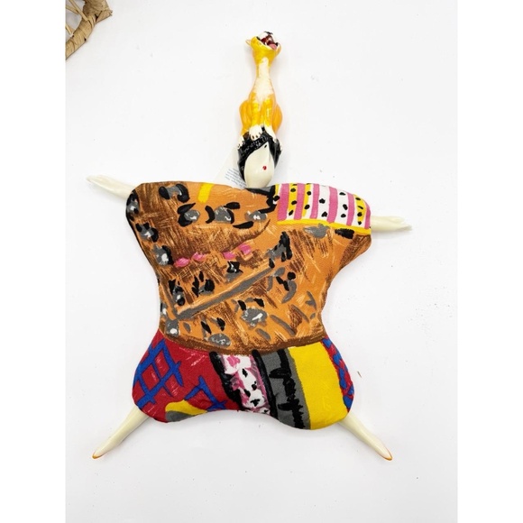 Millet Poupee Limited Edition Art Doll  Ceramic Cheetah Head Unique cat - Picture 4 of 7